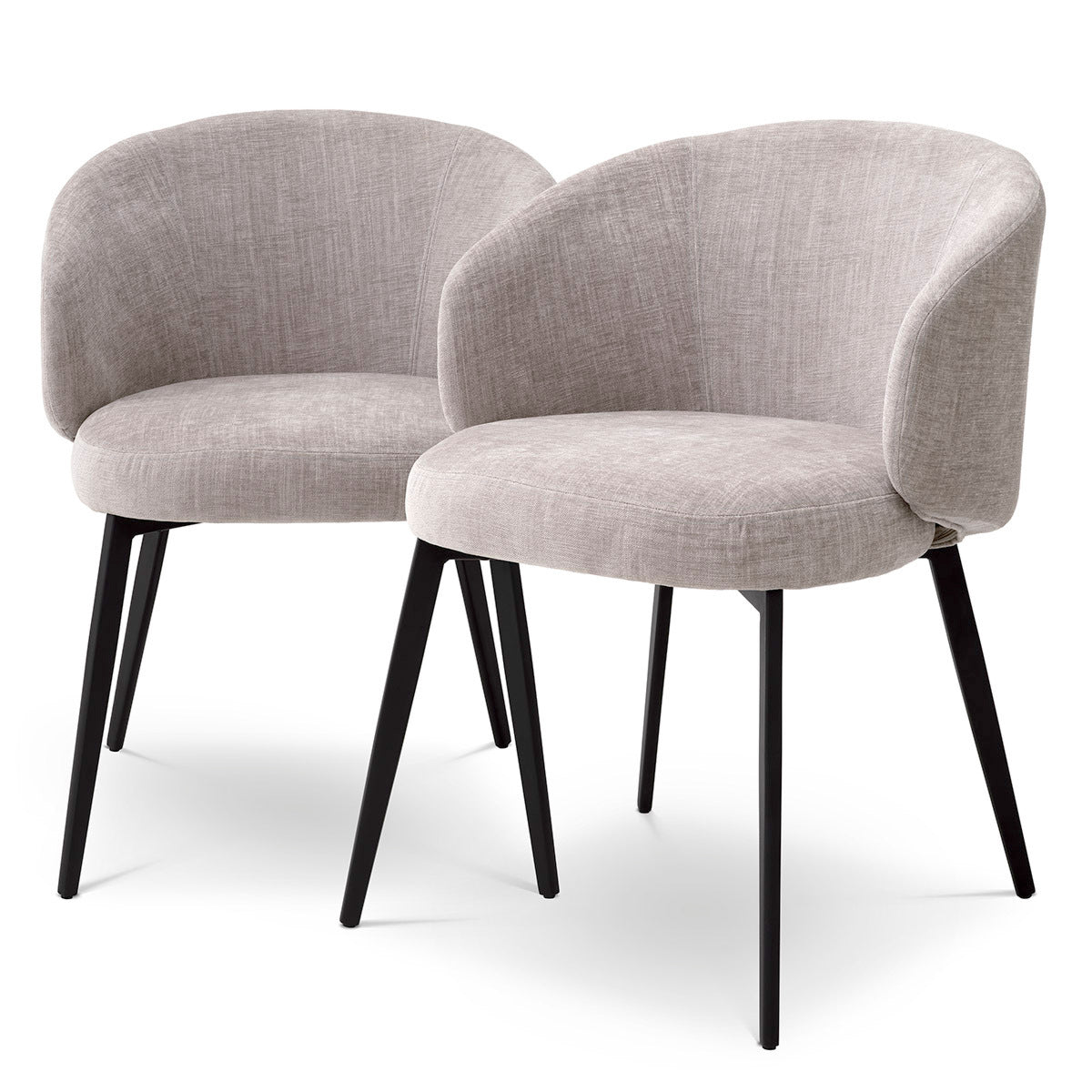 Eetkamerstoel Lloyd with arm set van 2