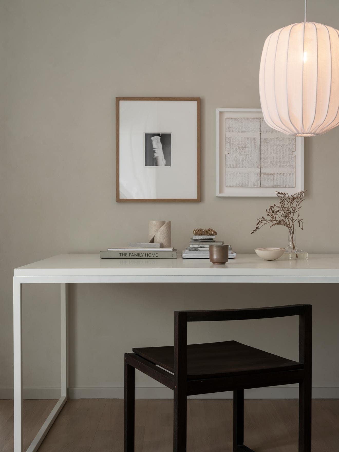 Hanglamp Prisma pendant 35 - linnen wit