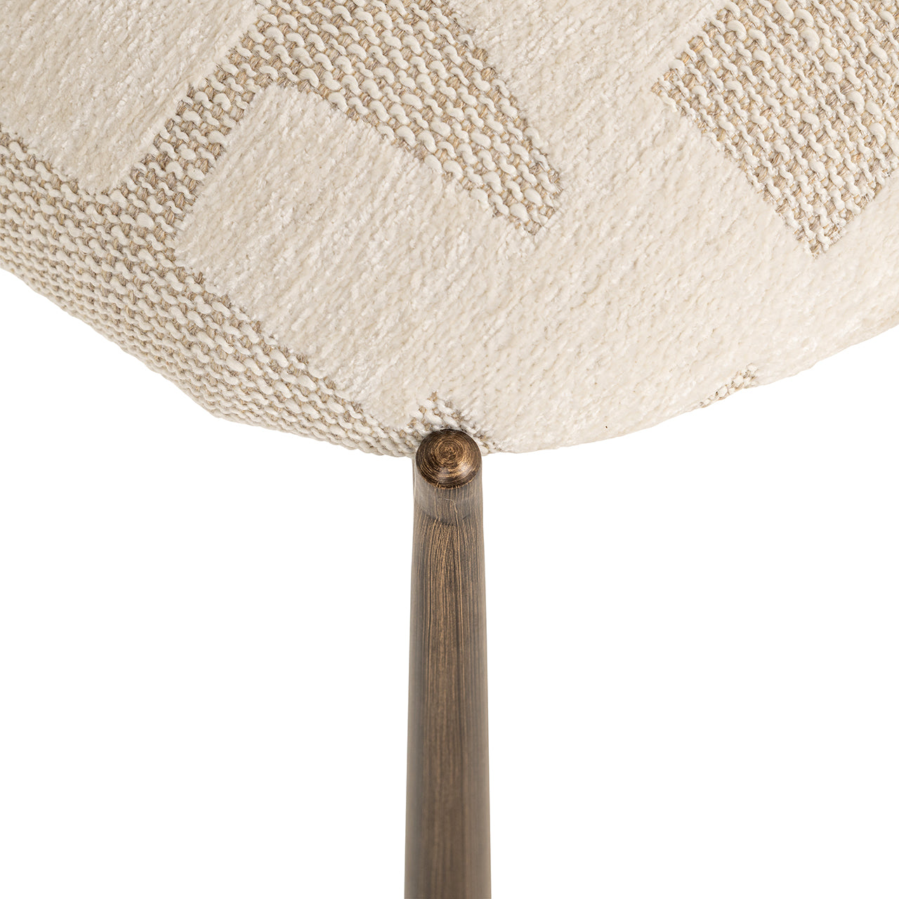 Eetkamerstoelen Lana beige graffic set van 2