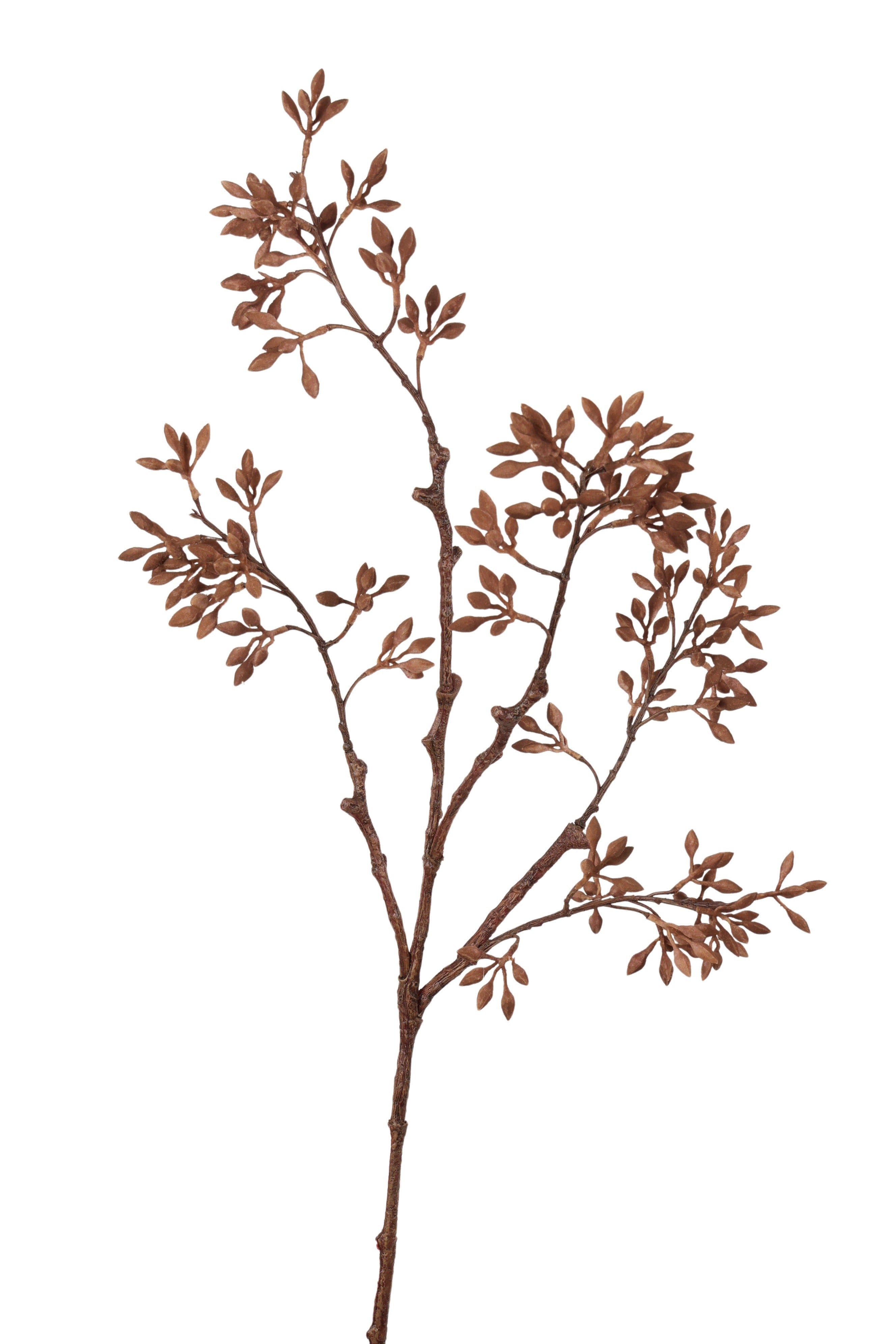 Kunsttak wutong fruit spray 90 cm brown