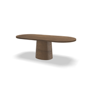 Eettafel Lara - ovaal plat Ash