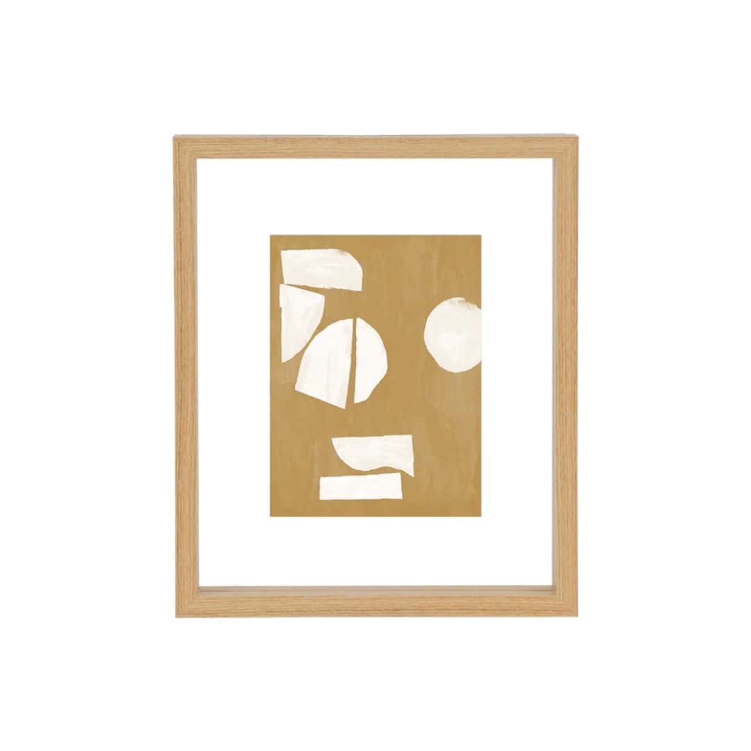Floating Natural M Photo Frame