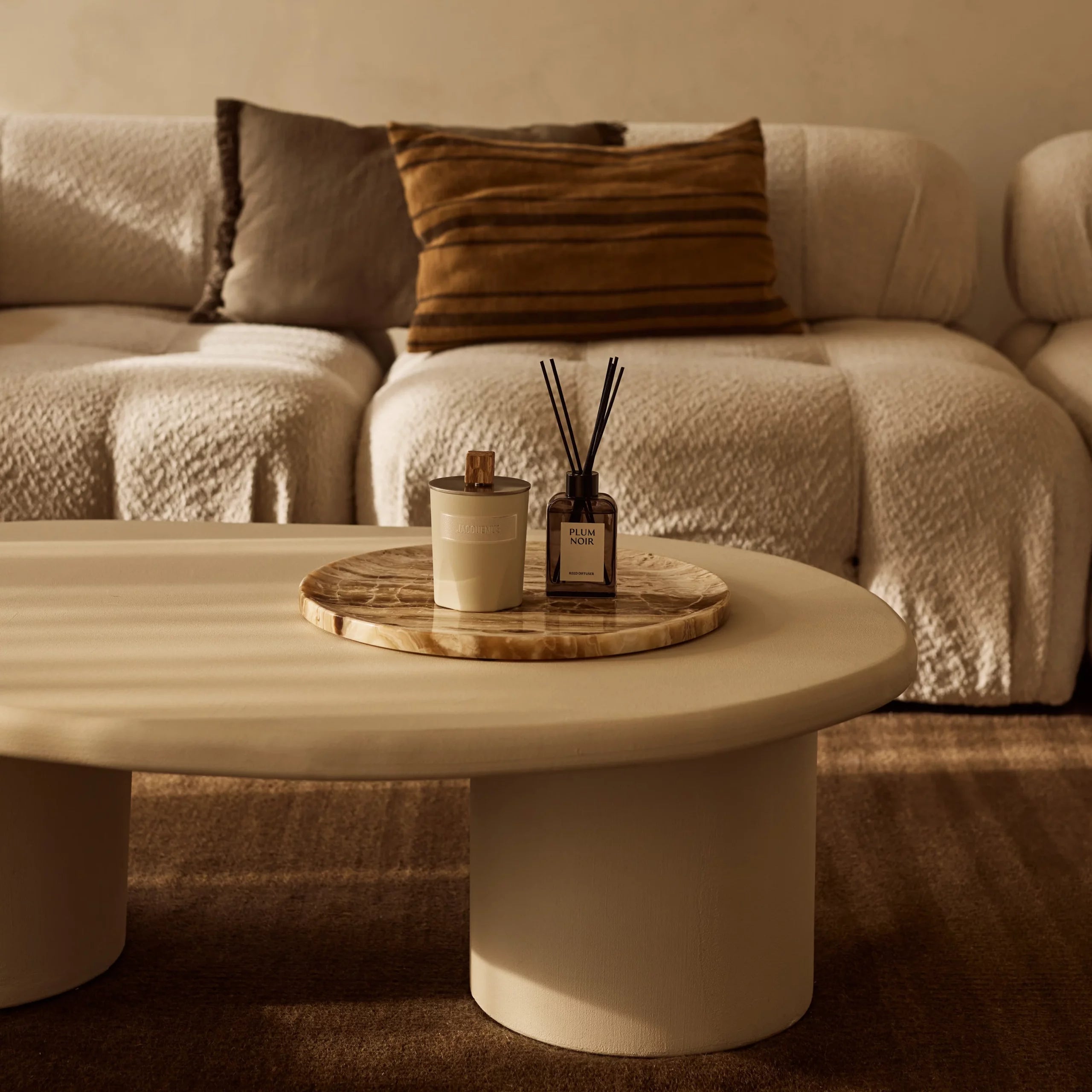 Sandal onyx dienblad rond 40cm