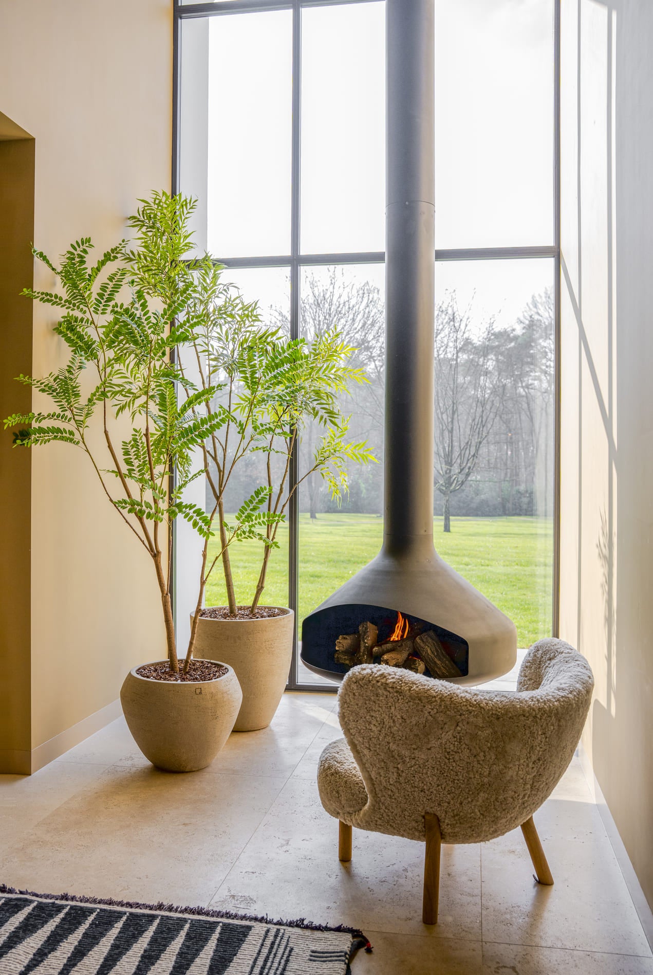 Kunstboom Mimosa 210cm