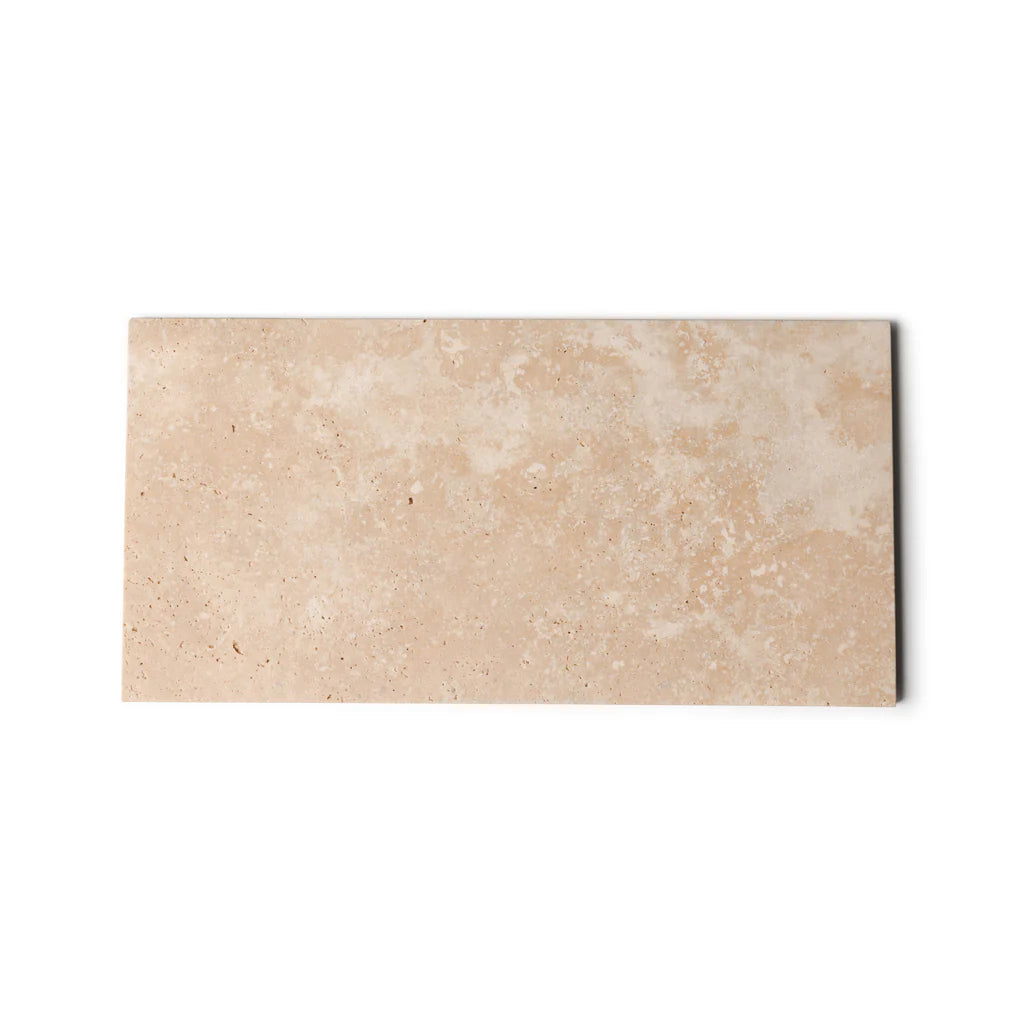 Travertine tray rectangular L 20x40cm