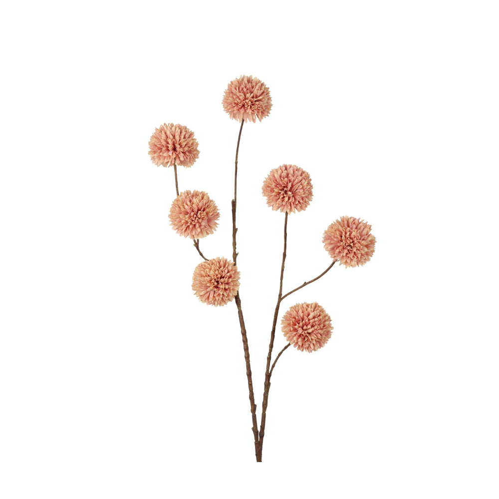 Kunsttak Pompom spray L champagne