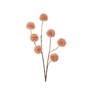 Kunsttak Pompom spray L champagne