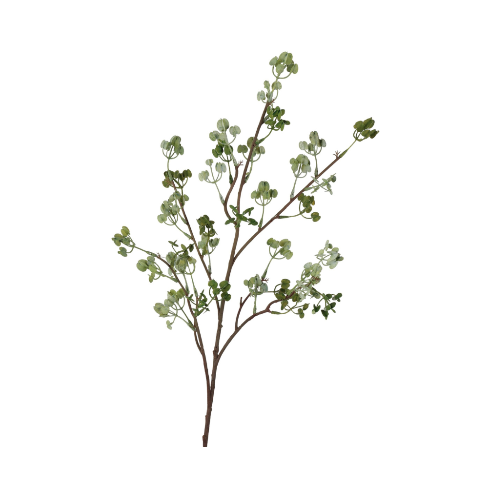 Kunsttak elm seeds spray 110 cm mix green