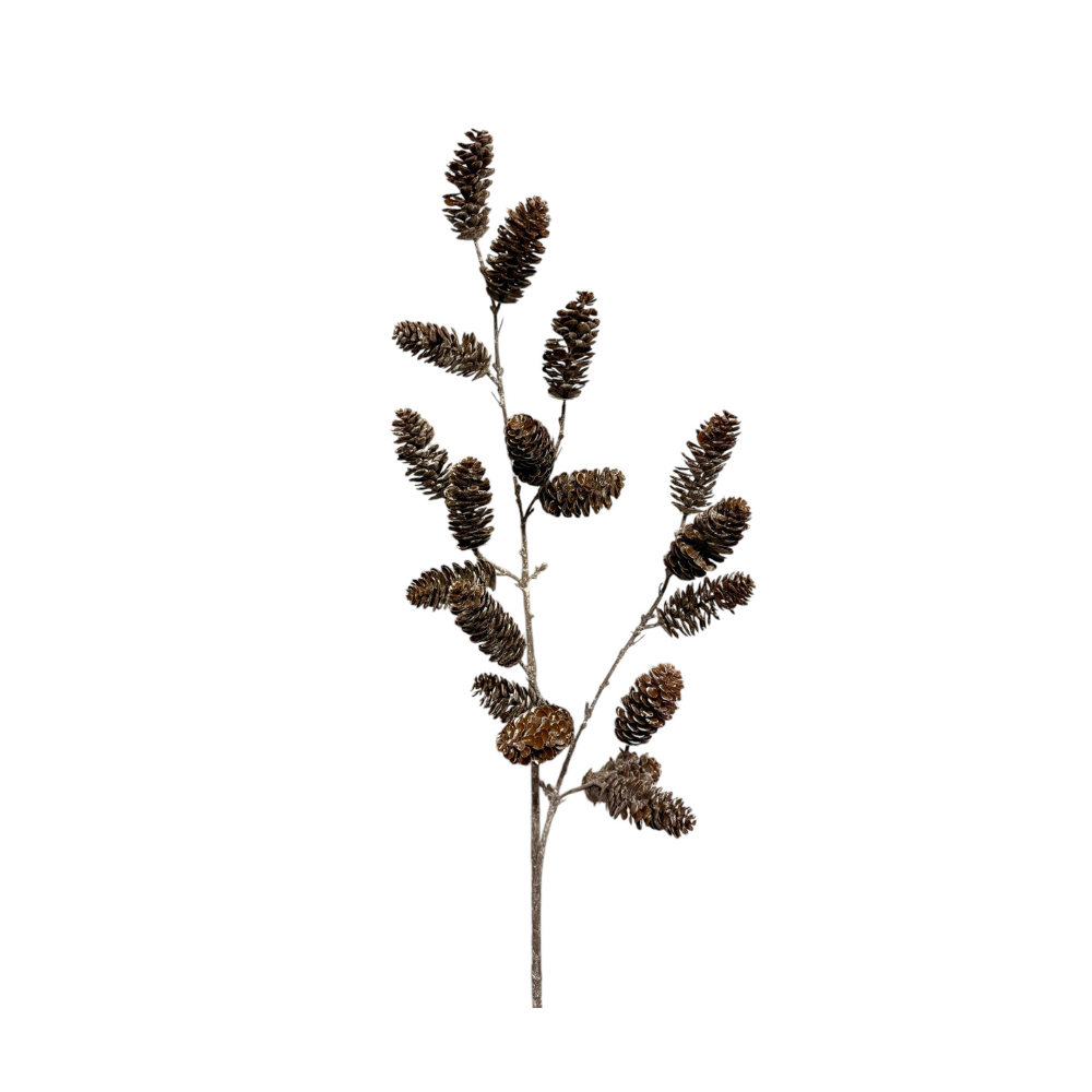 Kunsttak denappeltak strobus 126 cm white/coffee