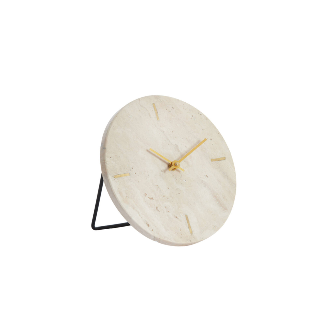 Klok Jenay Ø20 cm travertin zand