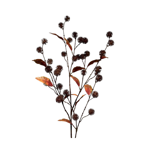 Kunsttak Distel spray lg 120 cm brown