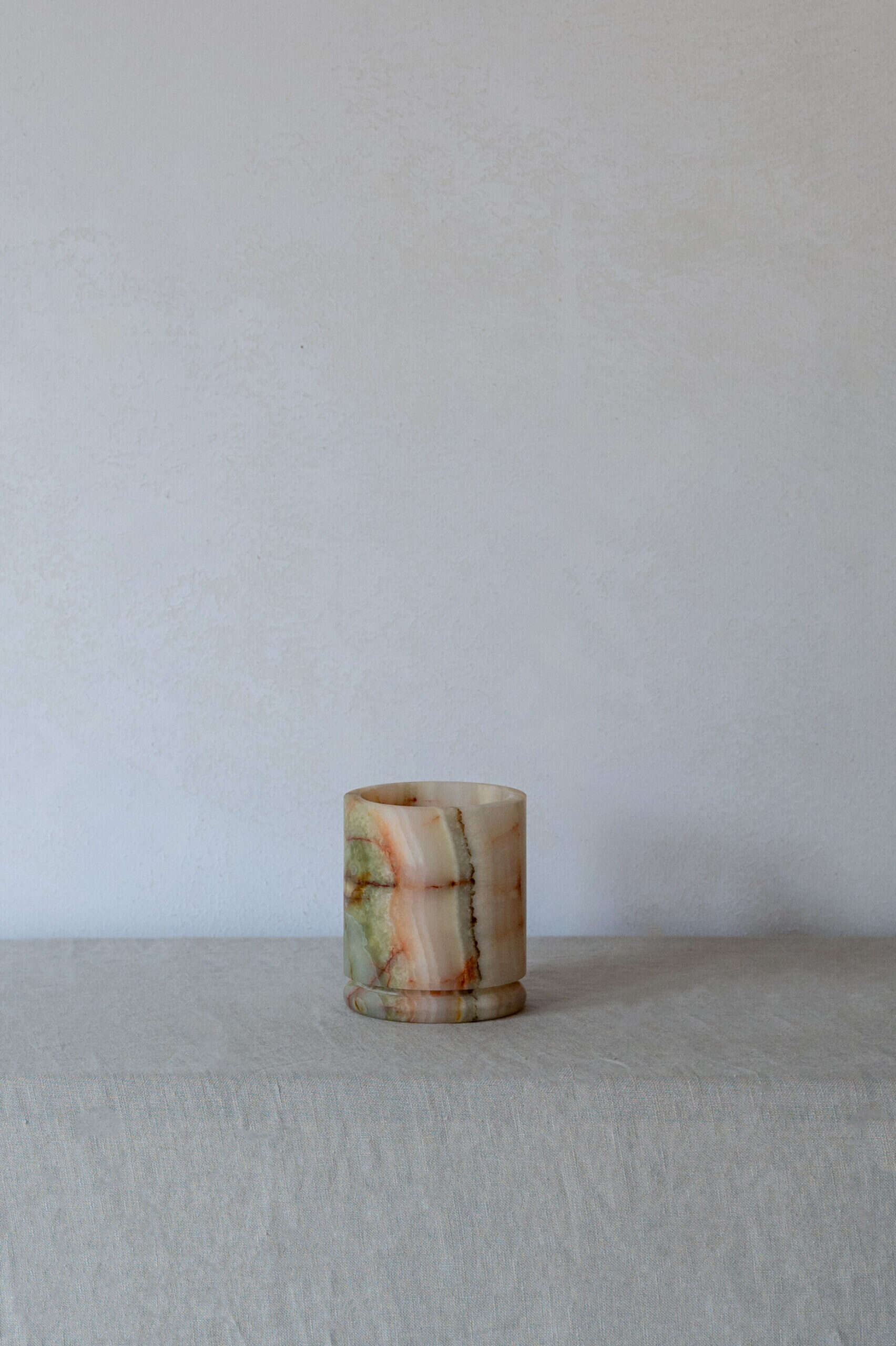 Tealight Onyx Serene green