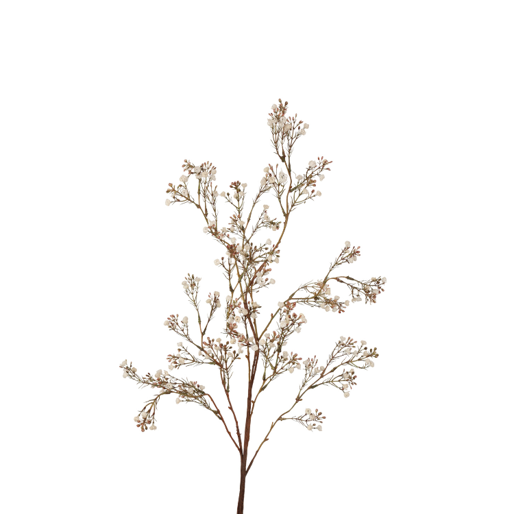 Artificial branch Gypsophilia Spray 64cm - white