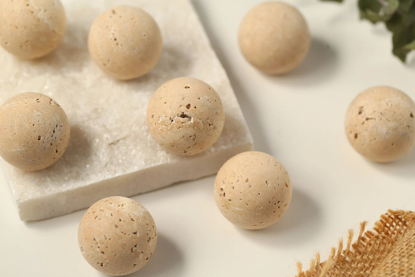 Handle Knob travertine