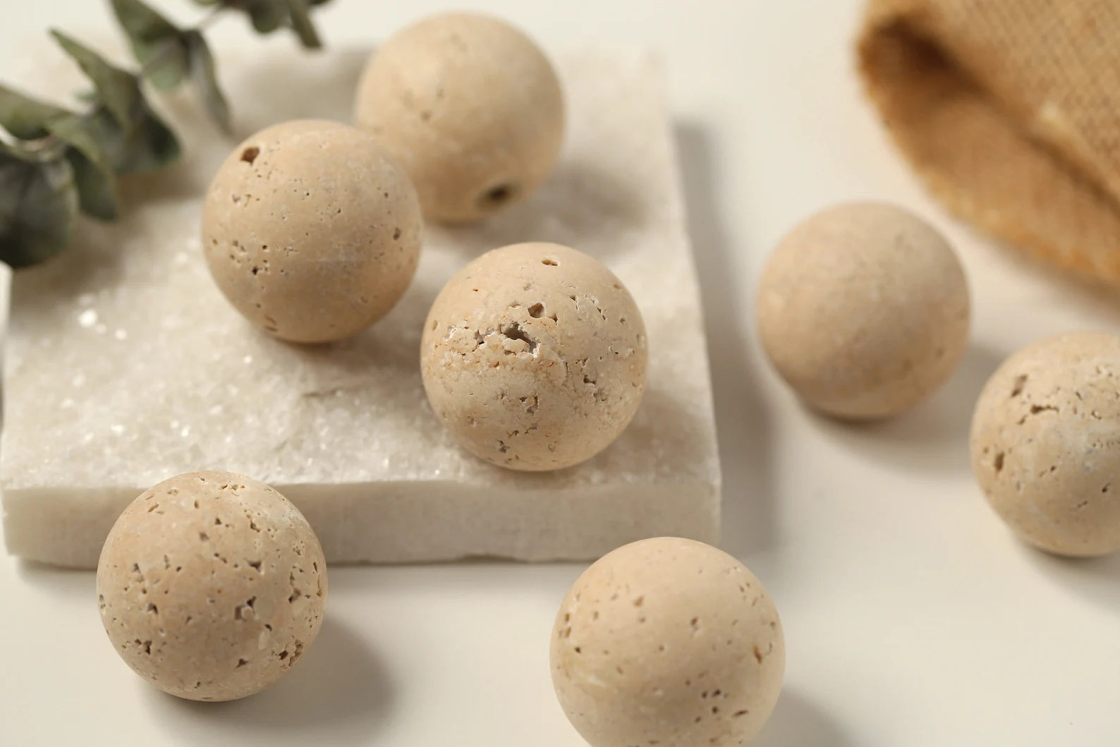 Handle Knob travertine