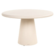 Urban Bloom 130Ø indoor/outdoor dining table (Sandstone)