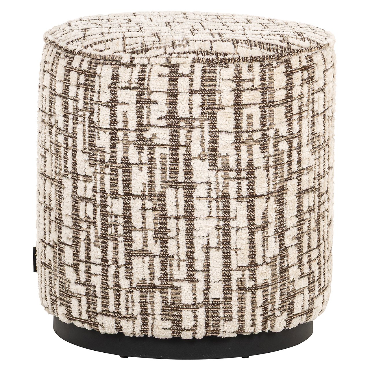 Pouf Lexie 45Ø cream dalia (Dalia 11 Cream)