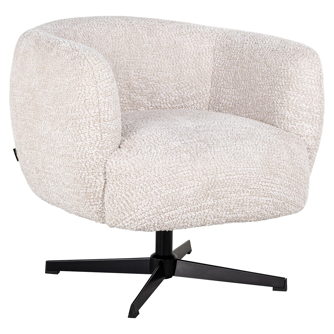 Swivel armchair Estelle Lovely Cream (Be Lovely 11 Cream)