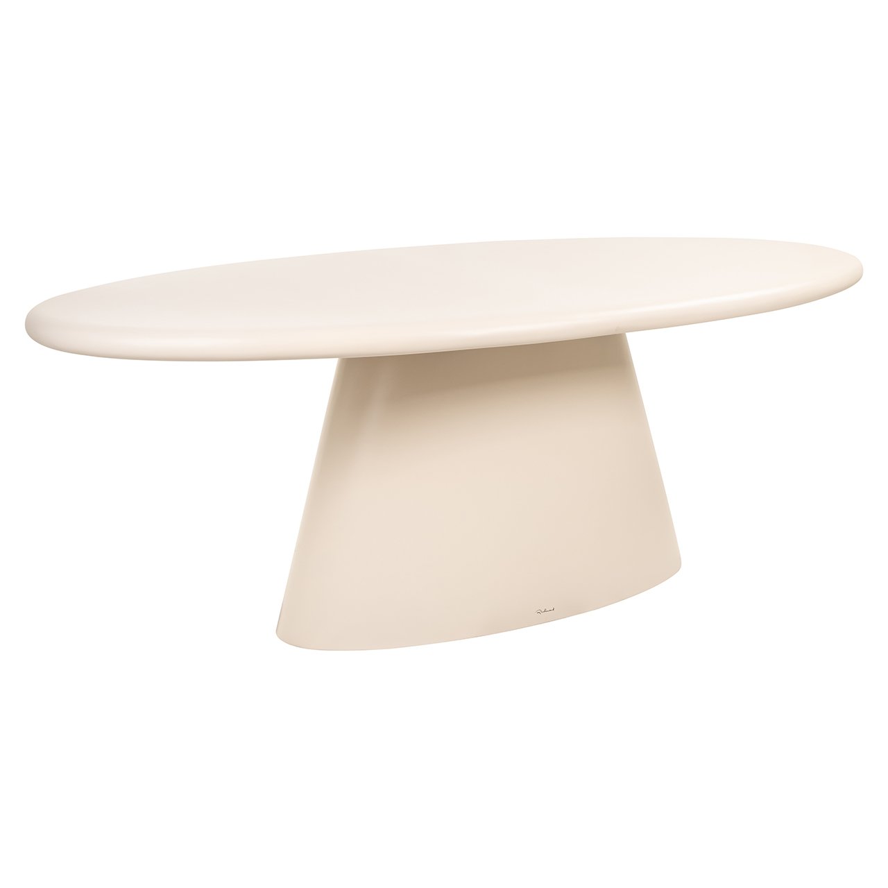 Urban Bloom oval 220 indoor/outdoor dining table (Sandstone)