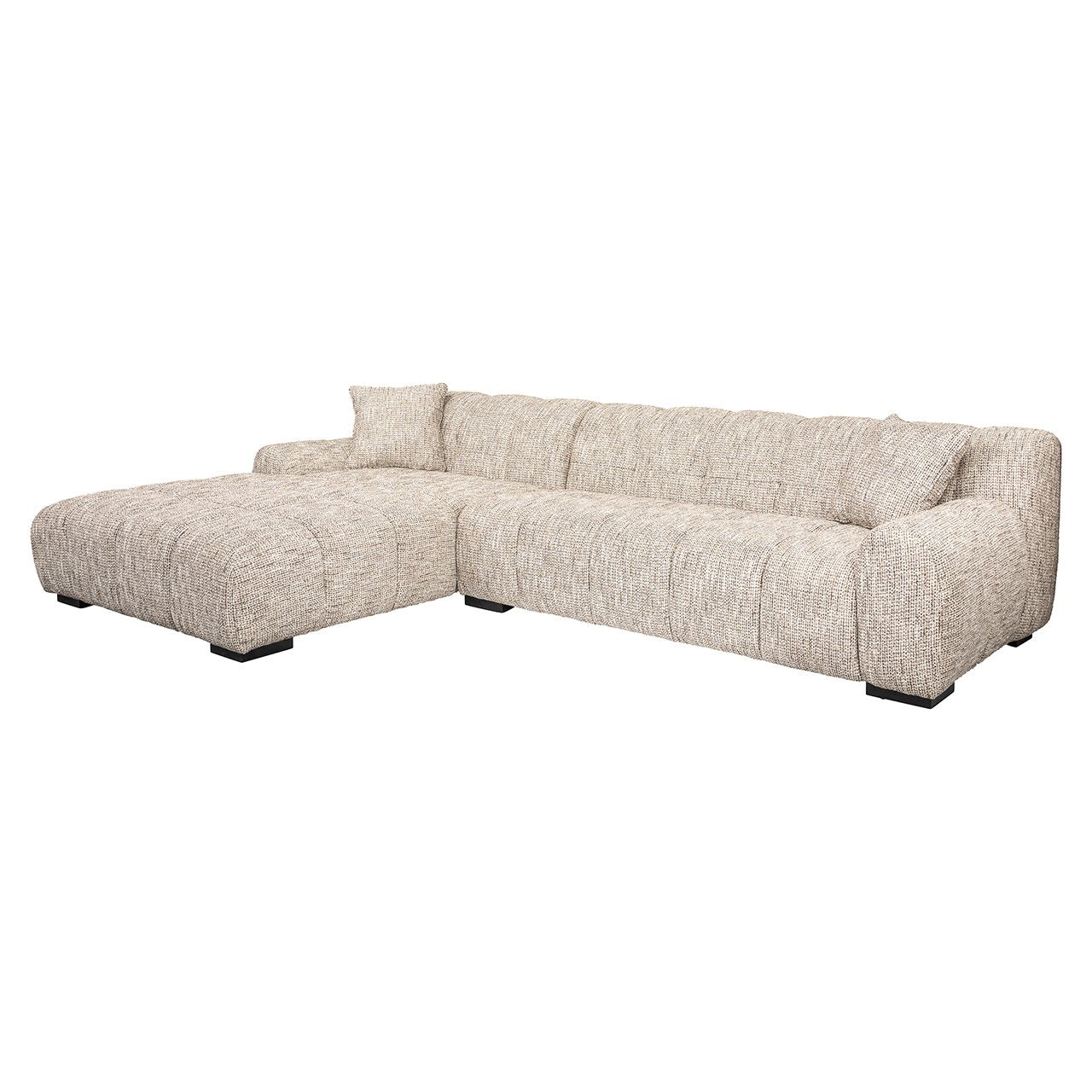 Bank Hazel 3-zits + lounge links trendy nature