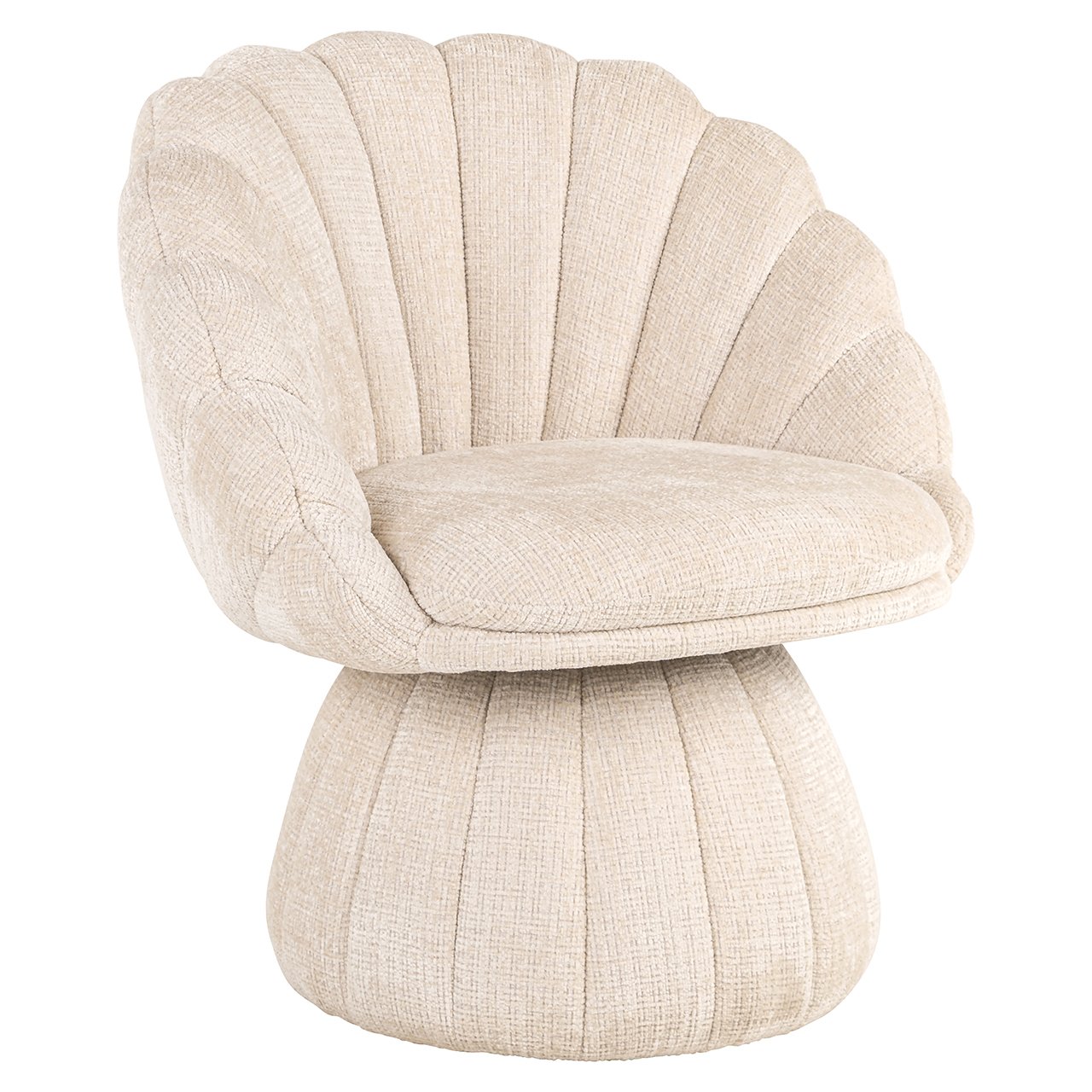 Fauteuil Blossom beige chenille