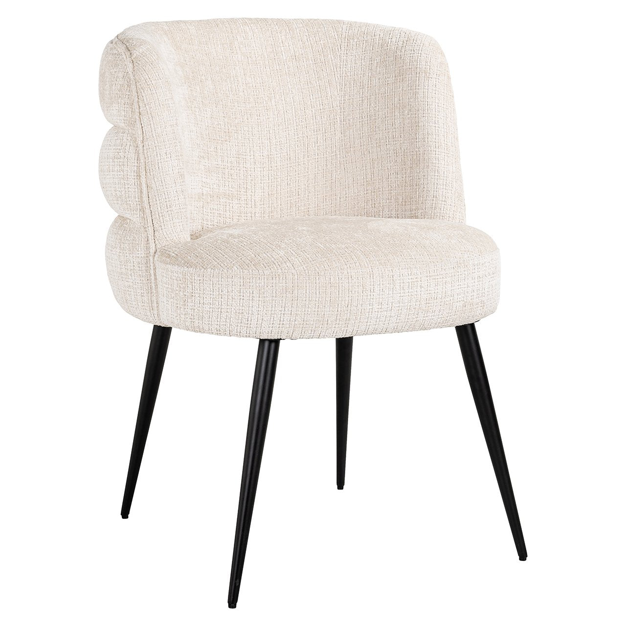 Eetkamerstoel Stella beige chenille fire retardant (Niagara 902 beige Chenille)