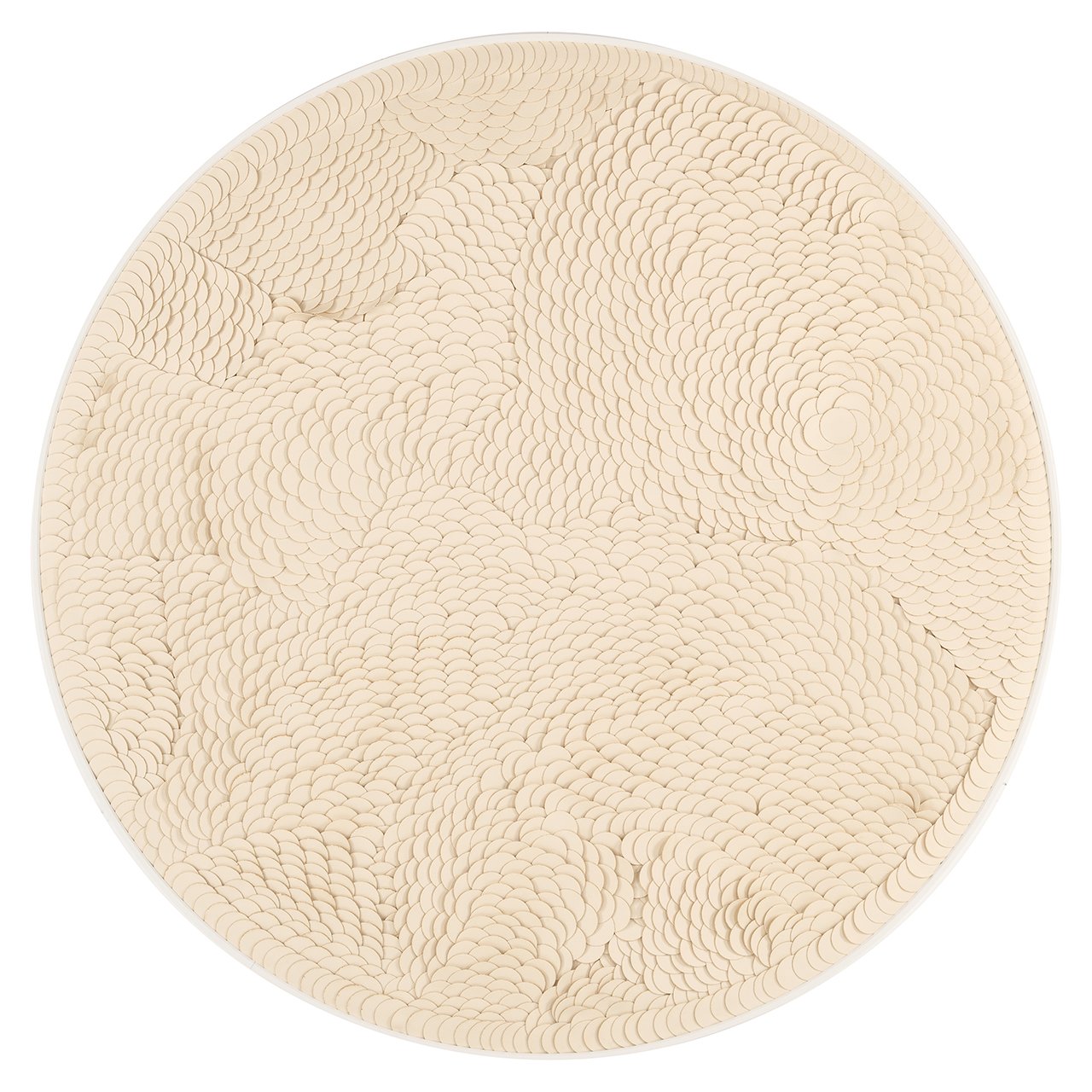 Wanddecoratie Flow white