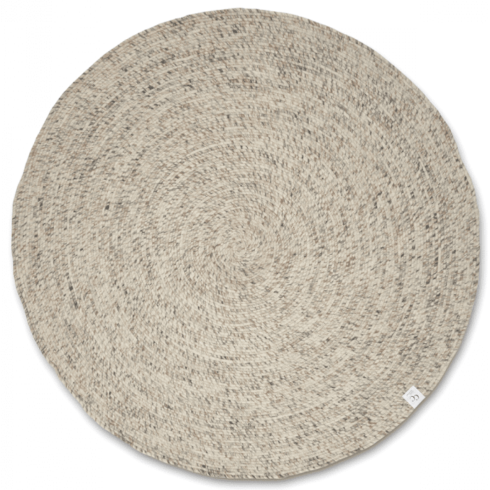 Vloerkleed Merino Rond Ø200 Natural Beige