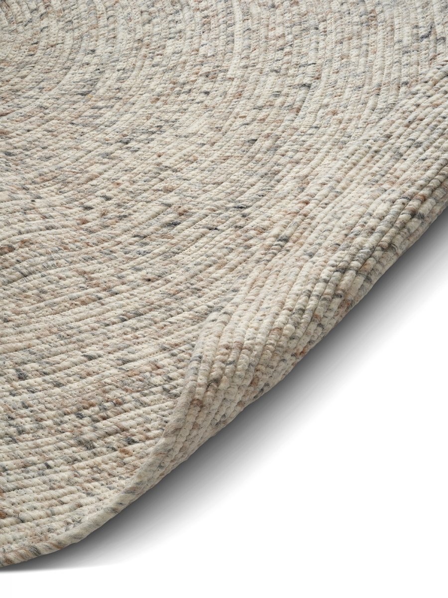 Vloerkleed Merino Rond Ø200 Natural Beige