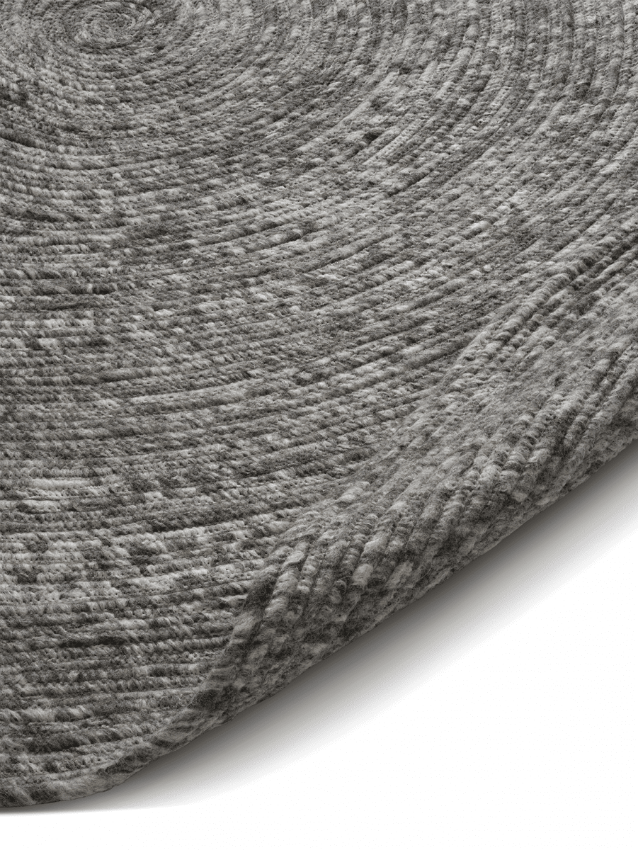 Vloerkleed Merino Round Ø160 Grey