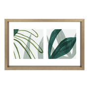 Floating Double Photo Frame, Gold