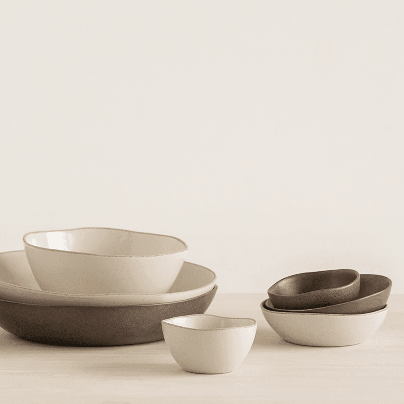 Schaal Ateljé Brown (set van 4)