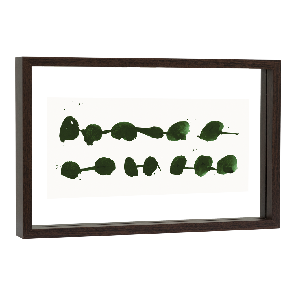 Floating Large Walnut Photo Frame