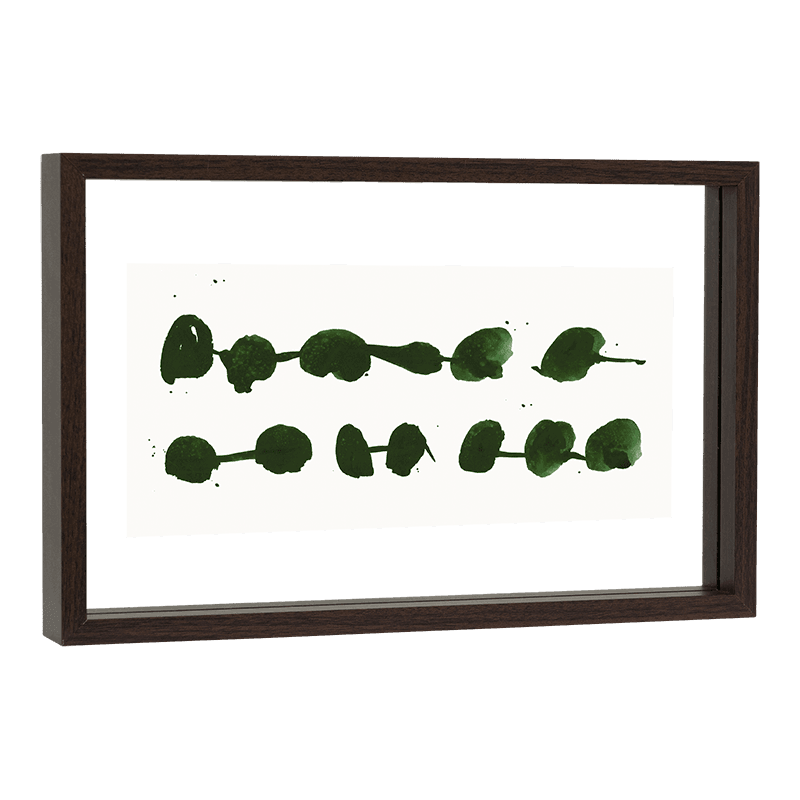 Floating Large Walnut Photo Frame