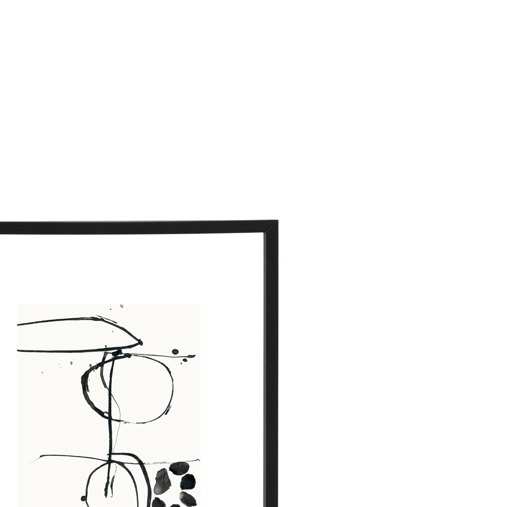 Floating Minimalism L Photo Frame, Black