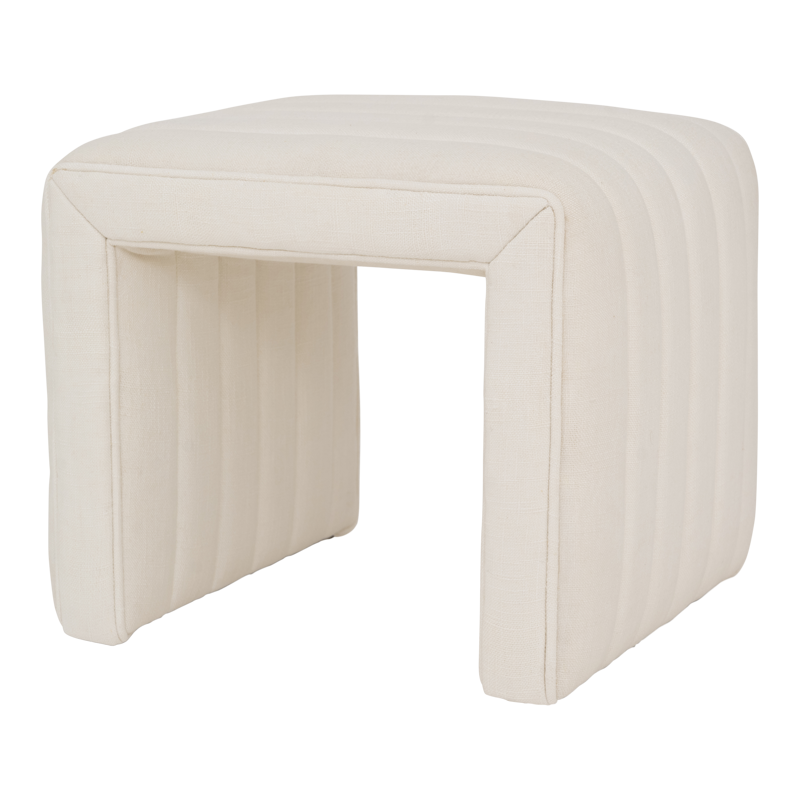 Poef Lyne Off White
