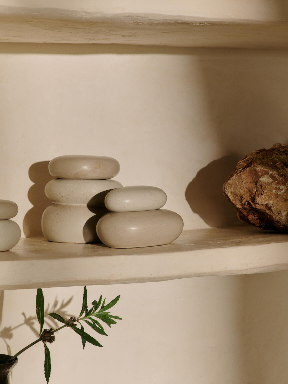 Opbergdoos/ornament pebblebox L