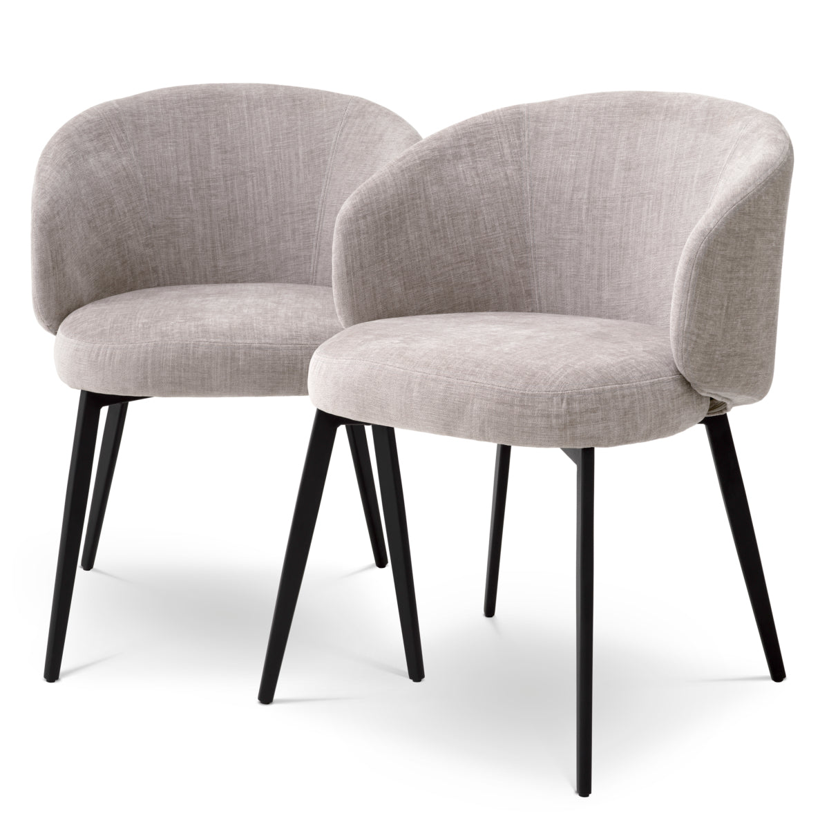 Eetkamerstoel Lloyd with arm set van 2