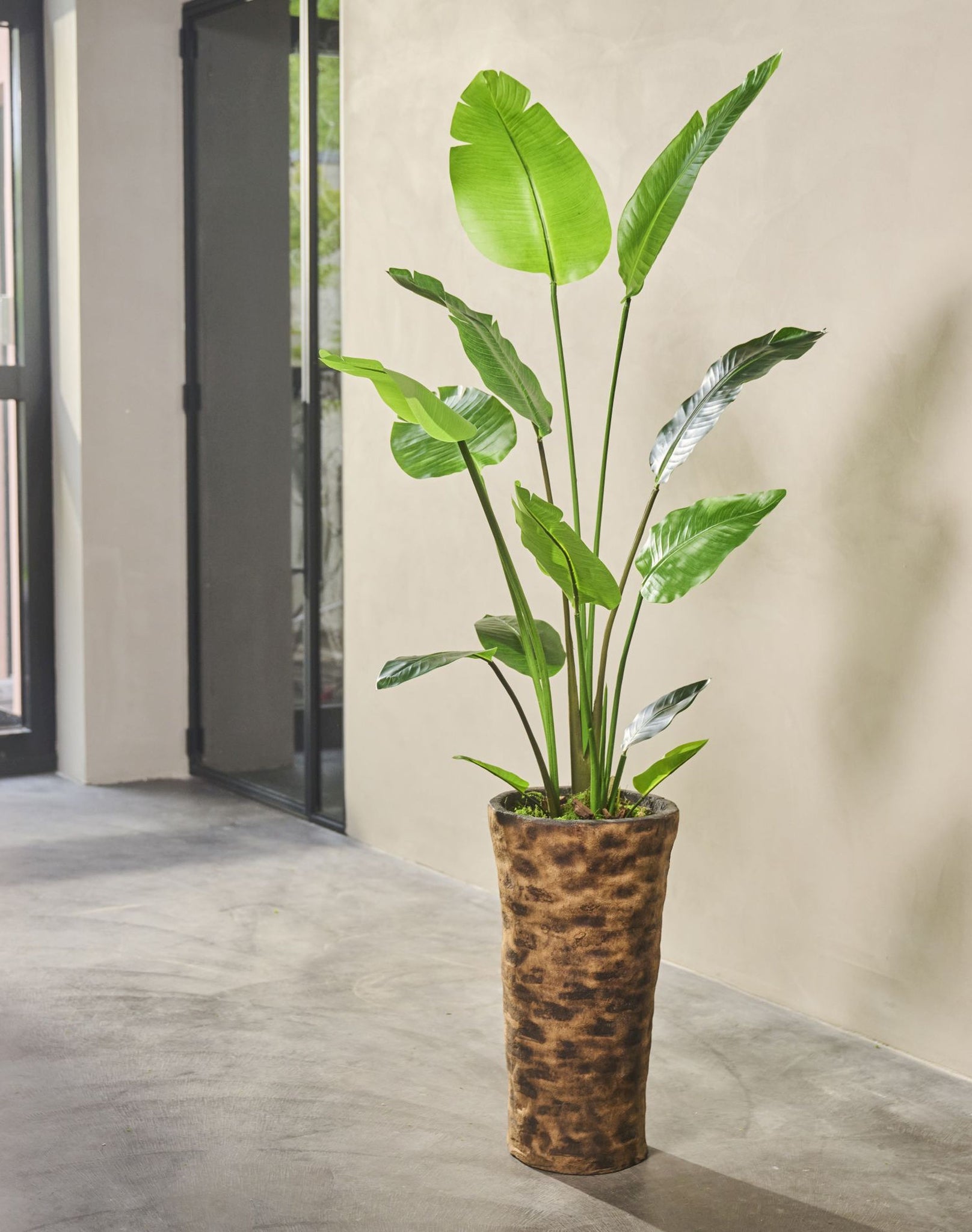 Kunstplant Strelitzia i/pot groen  150 cm