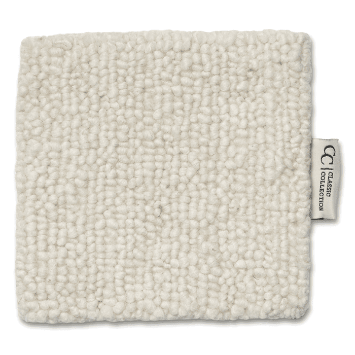 Vloerkleed staal Boucle Ivory