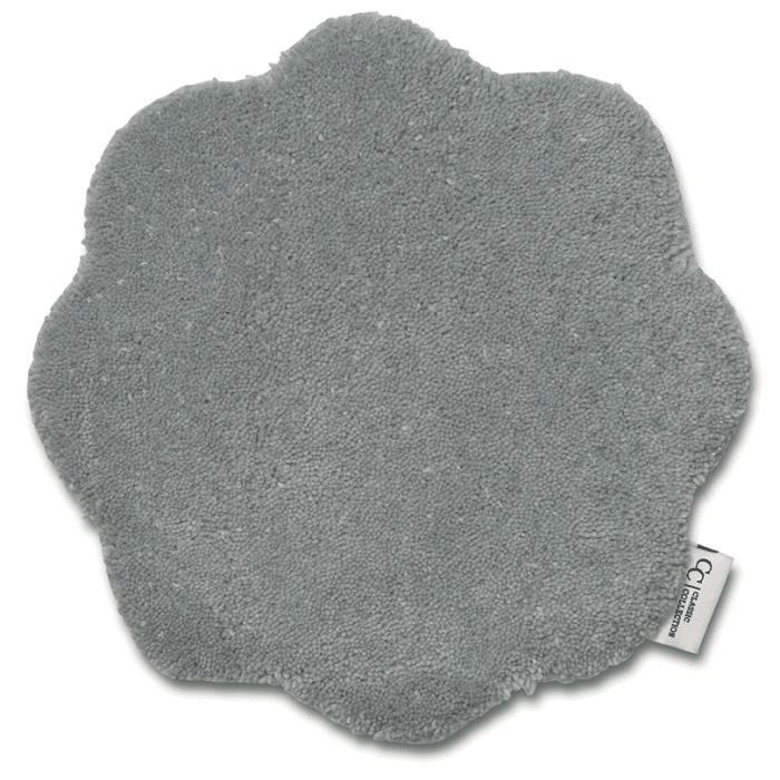 Vloerkleed staal Shell Blue