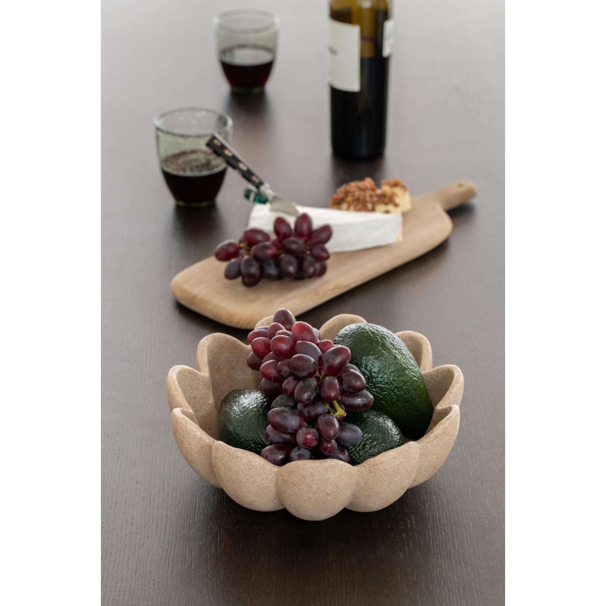 Schaal Flor L - soft brown