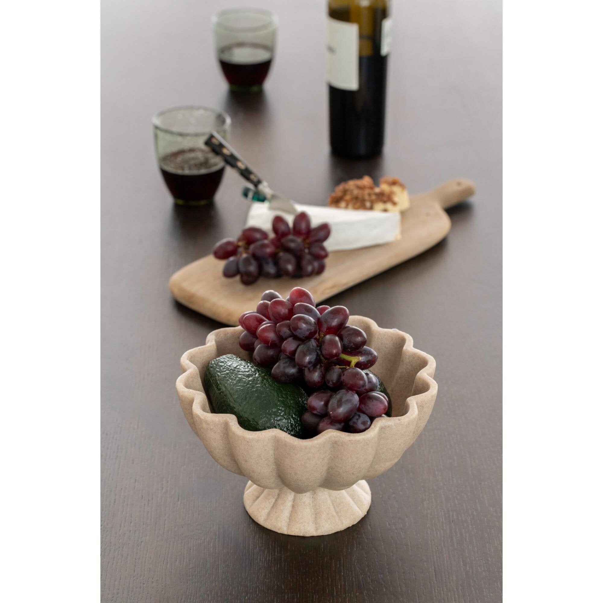 Schaal Flor hoog - soft brown