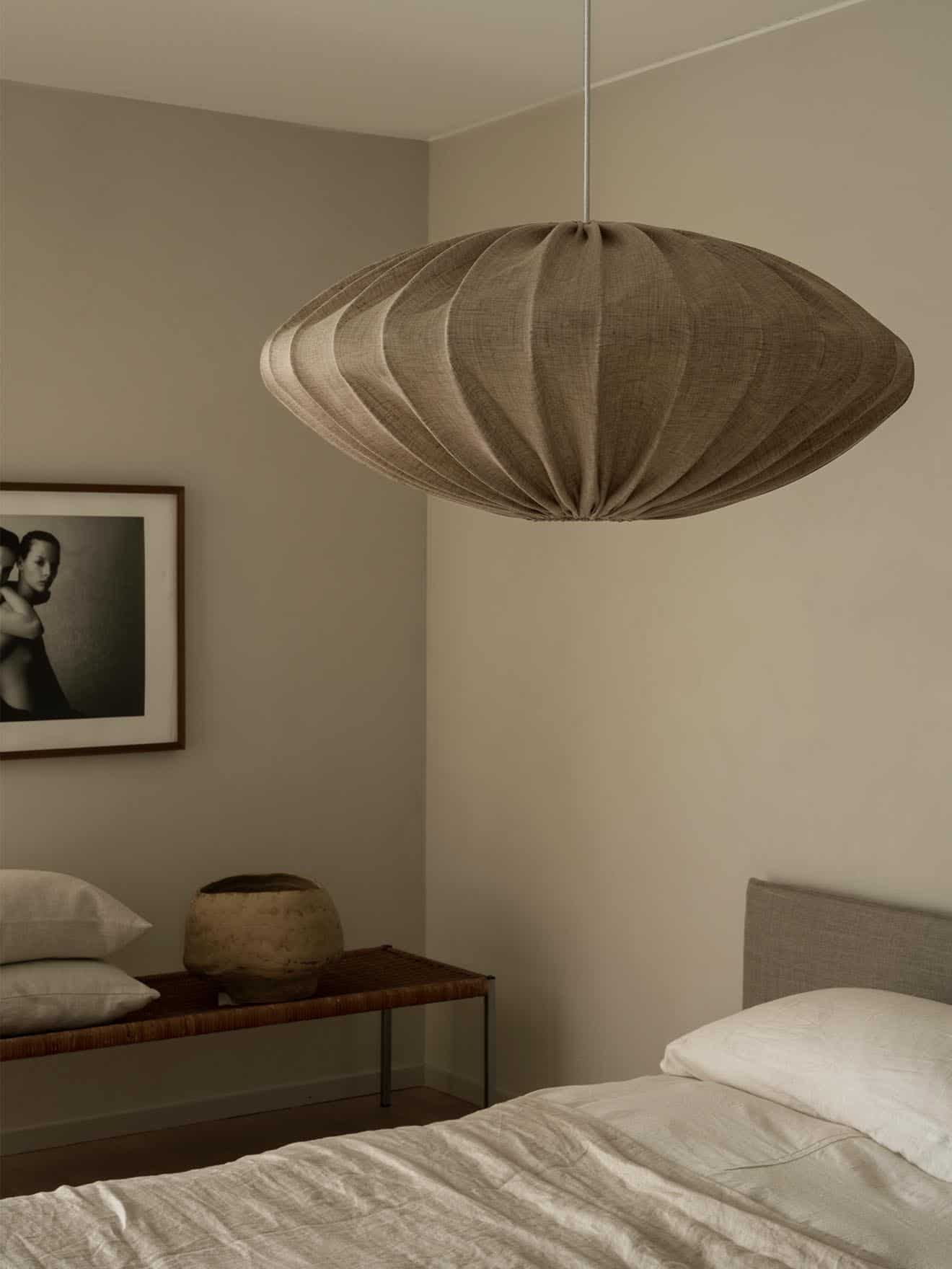 Hanglamp Ellipse 80 - linnen sand