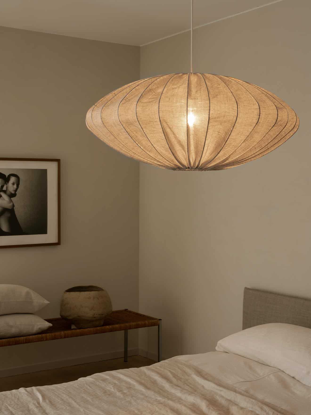 Ellipse 80 pendant lamp - linen sand