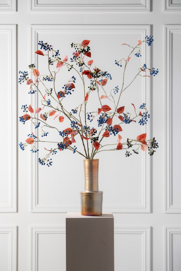 Kunsttak Bessentak Blauw 94 cm