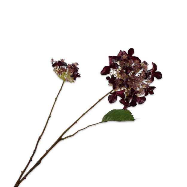 Kunsttak Hortensia tak Bordeaux