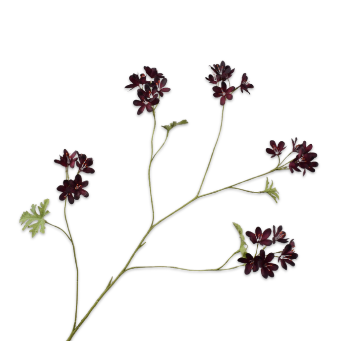 Kunsttak Geranium tak Bordeaux