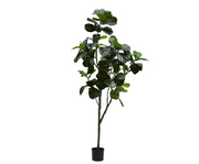 Kunstboom Ficus i/pot groen  230 cm