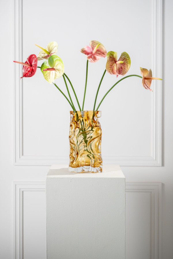 Kunsttak Anthurium steel PZK/GRN 66 cm